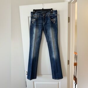 Grace Women's Dark Blue Boot Cut Jeans